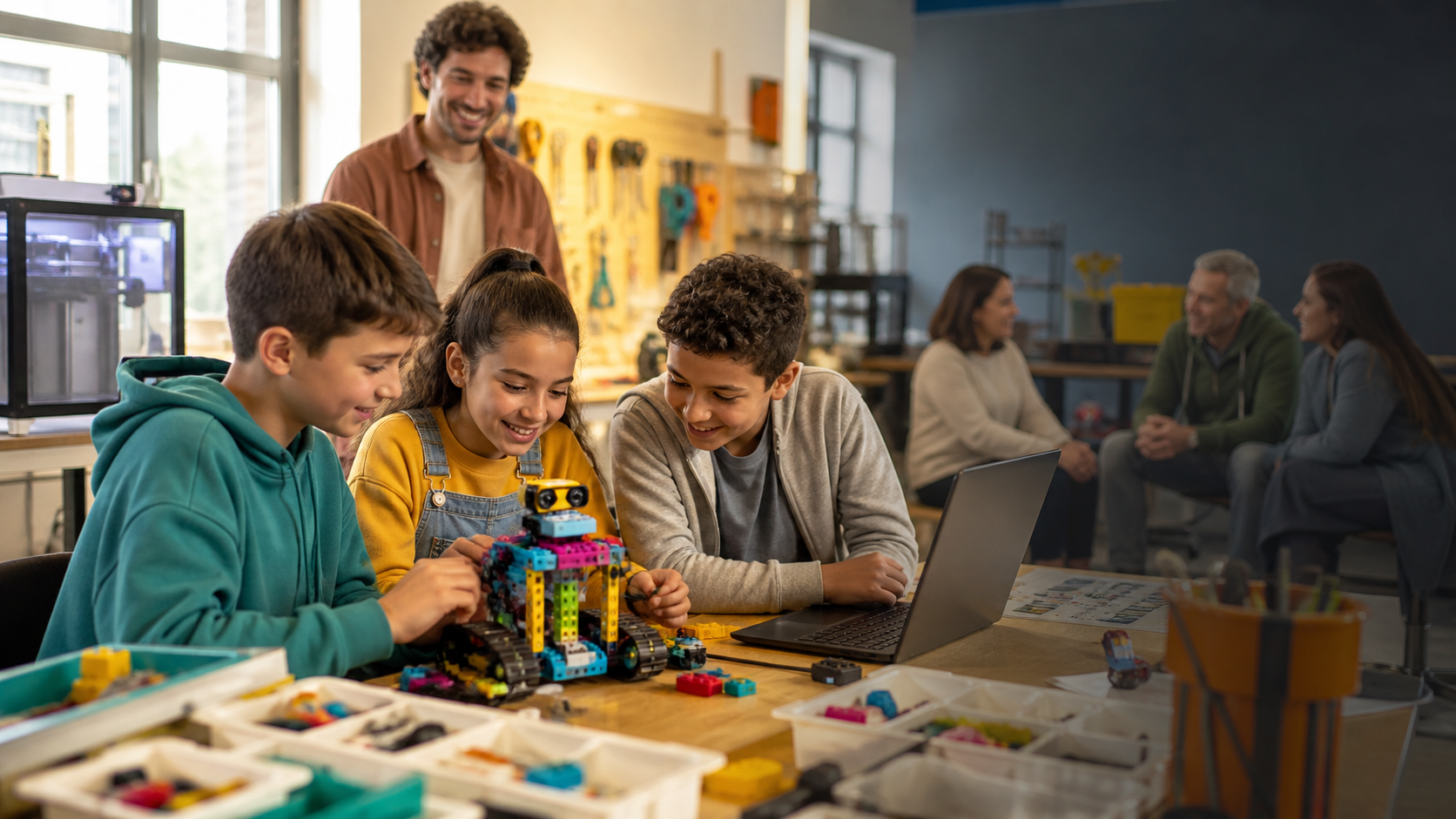 Puertas abiertas de Maker Lab en Espacio Vivo, Ferrol
